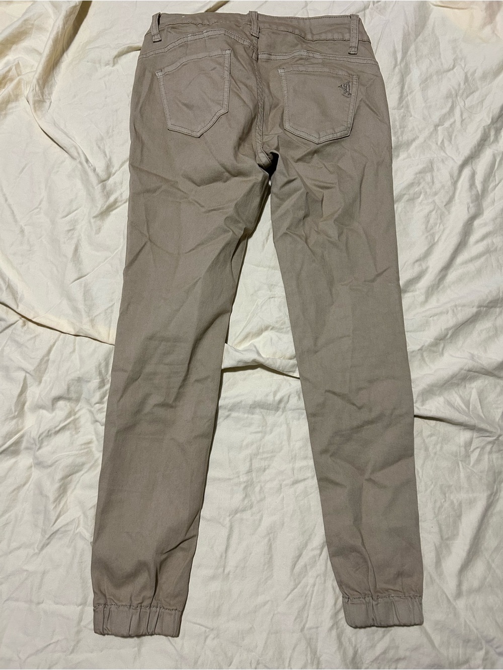Slim Jogger Pants in Taupe
